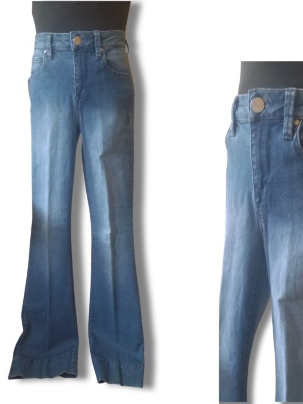 Rachel Roy PeaceLoveFlare High Rise Jeans 24 NWT